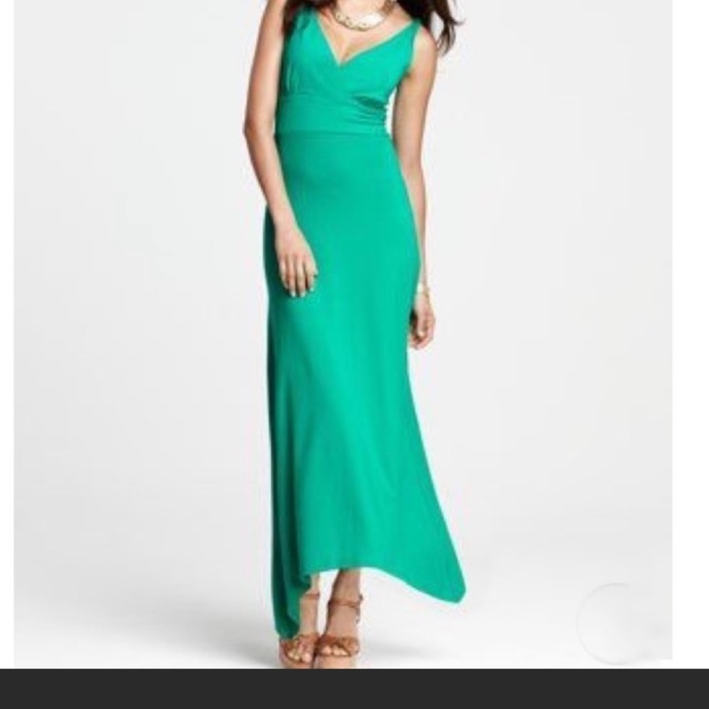 Ann Taylor Lime Green Maxi Dress